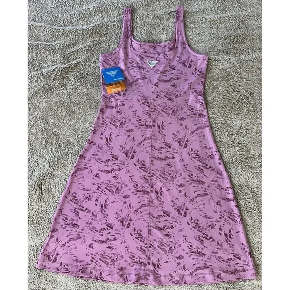 NWT Columbia PFG Freezer III  Women's Dress Coral Beachy Purple  UPF Stretch - Picture 6 of 16